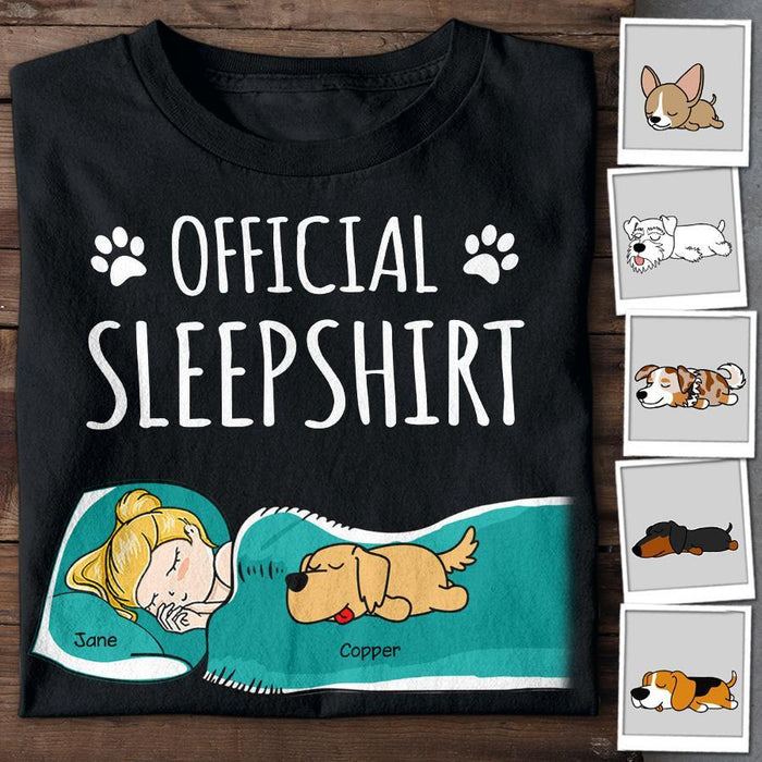 Funny Official Sleepshirt Personalized T-Shirt TS-PT1375