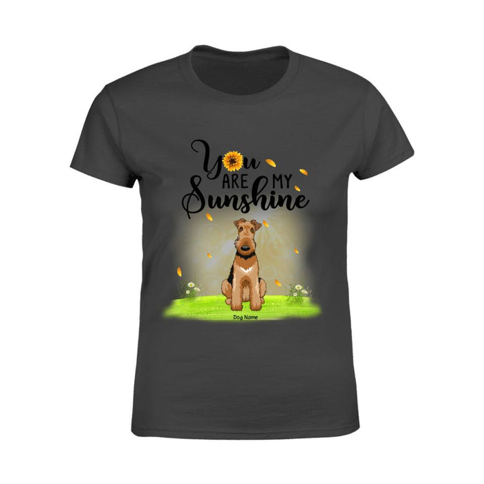 You Are My Sunshine Doll Girl Personalized Dog T-Shirt TS-PT1378