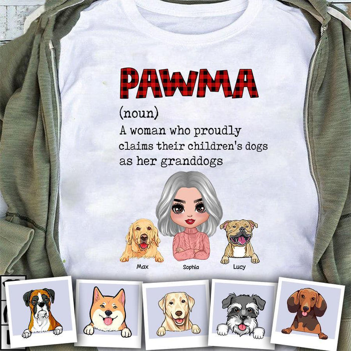 Funny Dog Grandma Personalized T-Shirt TS-PT1368