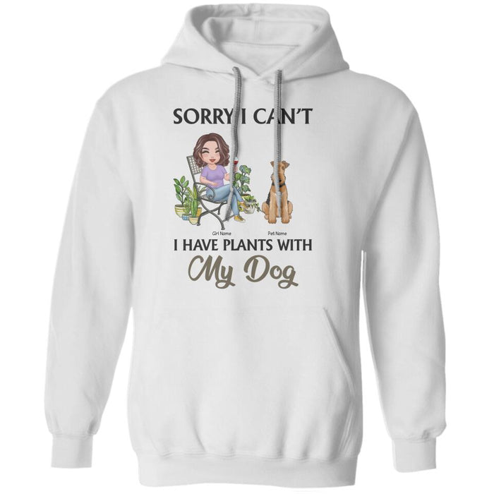 Funny I Have Plants With My Dogs Personalized T-Shirt TS-PT1379