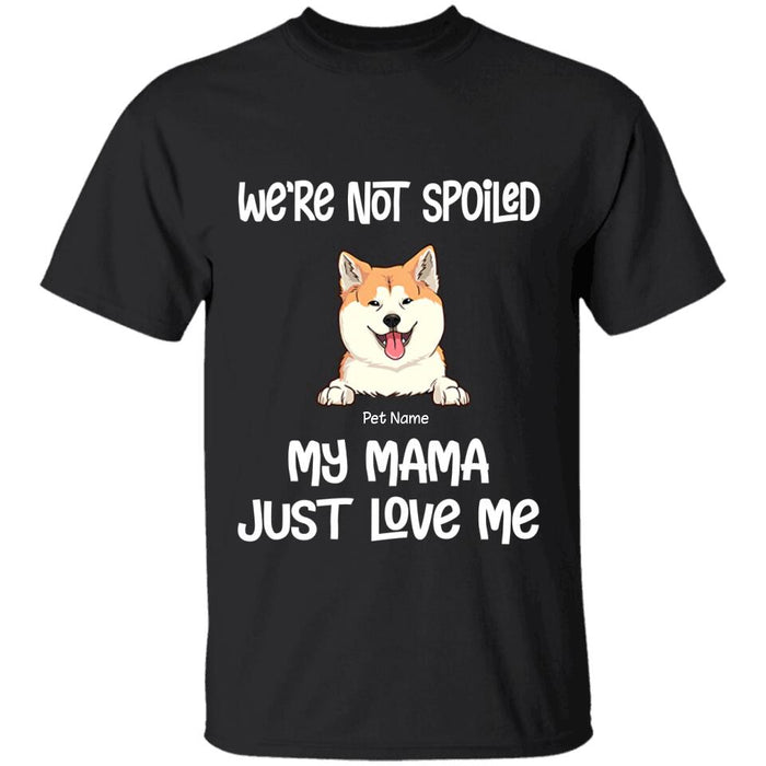 I'm Not Spoiled Personalized Dog T-shirt TS-NN1346