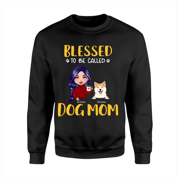 Blessed Dog Mom Doll Personalized T-Shirt TS-PT1389