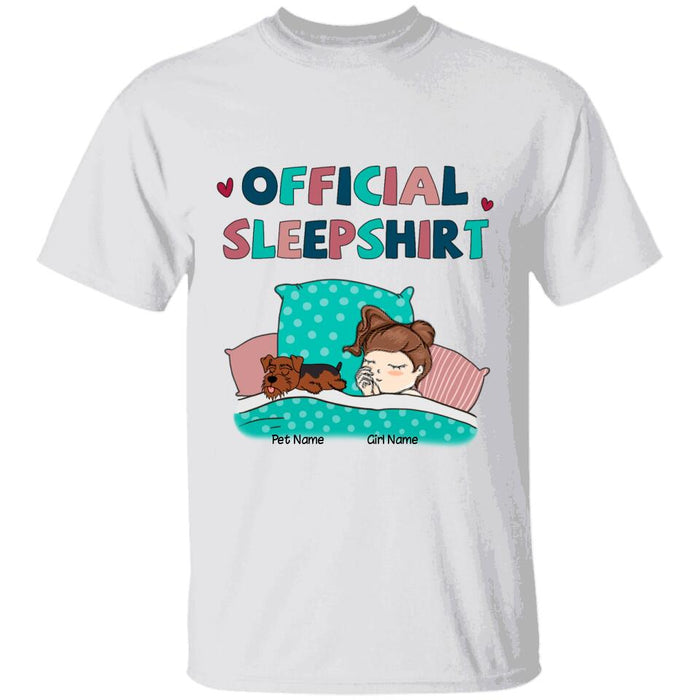 Funny Sleep Shirt Personalized Dog T-Shirt TS-PT1390