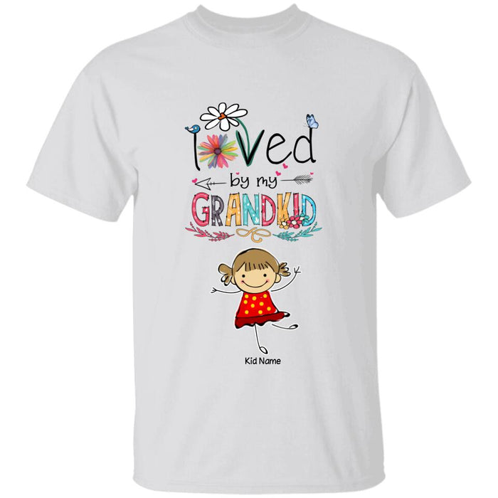 Loved By My Grandkid Personalized T-shirt TS-NB1349
