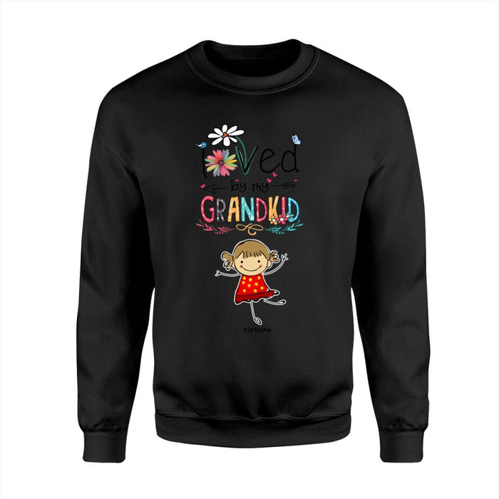 Loved By My Grandkid Personalized T-shirt TS-NB1349