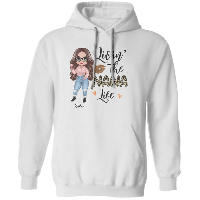 Livin' The Nana Life Personalized T-shirt TS-NB1400