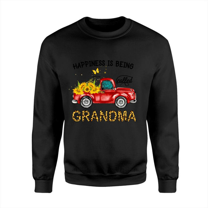Happiness Is Being Called Grandma Personalized T-shirt TS-NB1317