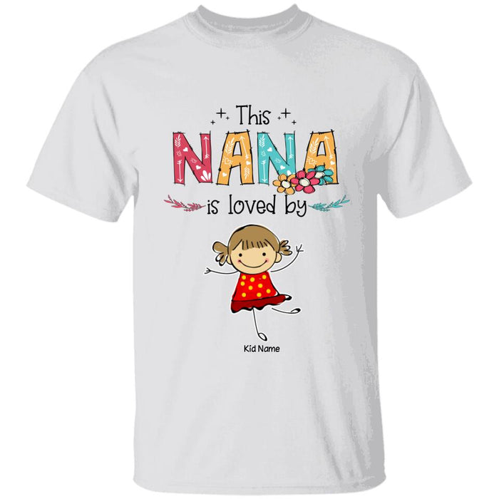 This Nana is Loved By Personalized T-shirt TS-NB1424