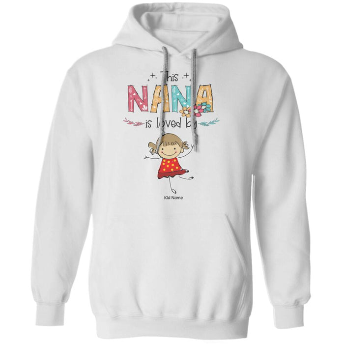 This Nana is Loved By Personalized T-shirt TS-NB1424