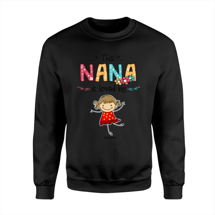 This Nana is Loved By Personalized T-shirt TS-NB1424