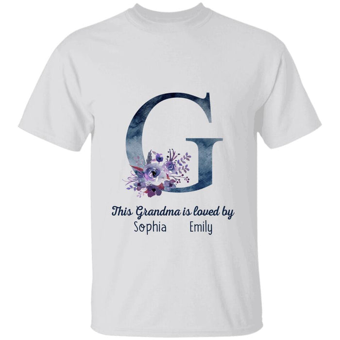 This Grandma Is Loved By Personalized T-shirt TS-NB1430