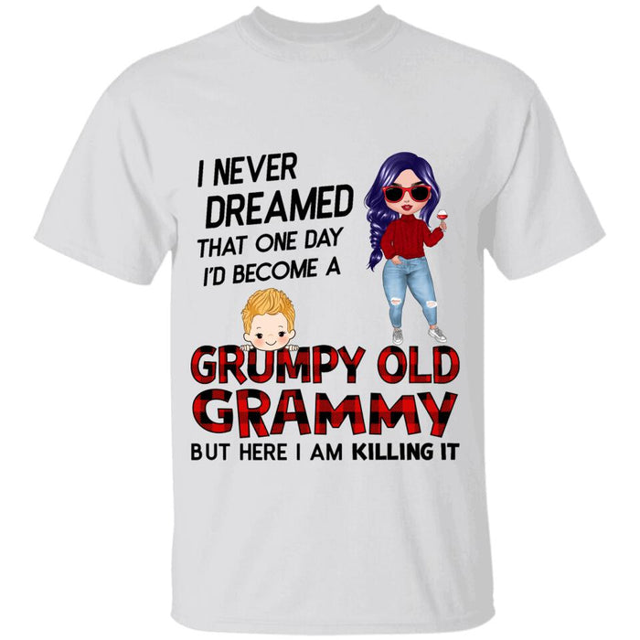 Grumpy Old Grammy Personalized T-shirt TS-NB1437