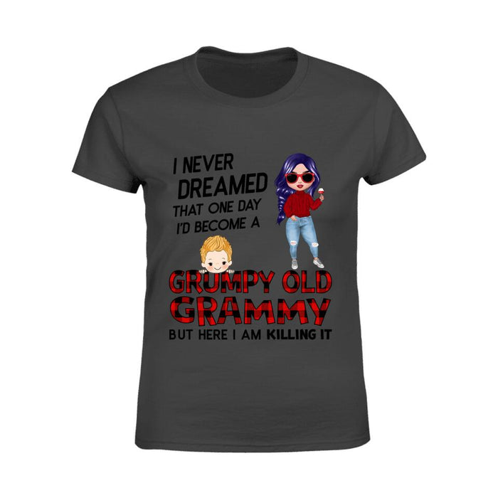 Grumpy Old Grammy Personalized T-shirt TS-NB1437