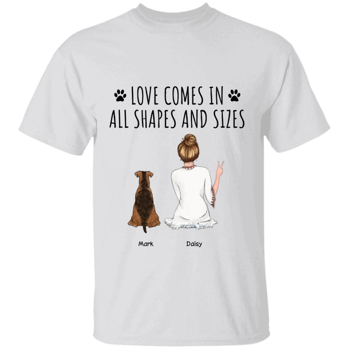 Love Comes In All Shapes And Sizes Personalized T-shirt TS-NN1425