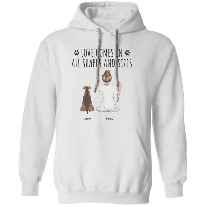 Love Comes In All Shapes And Sizes Personalized T-shirt TS-NN1425