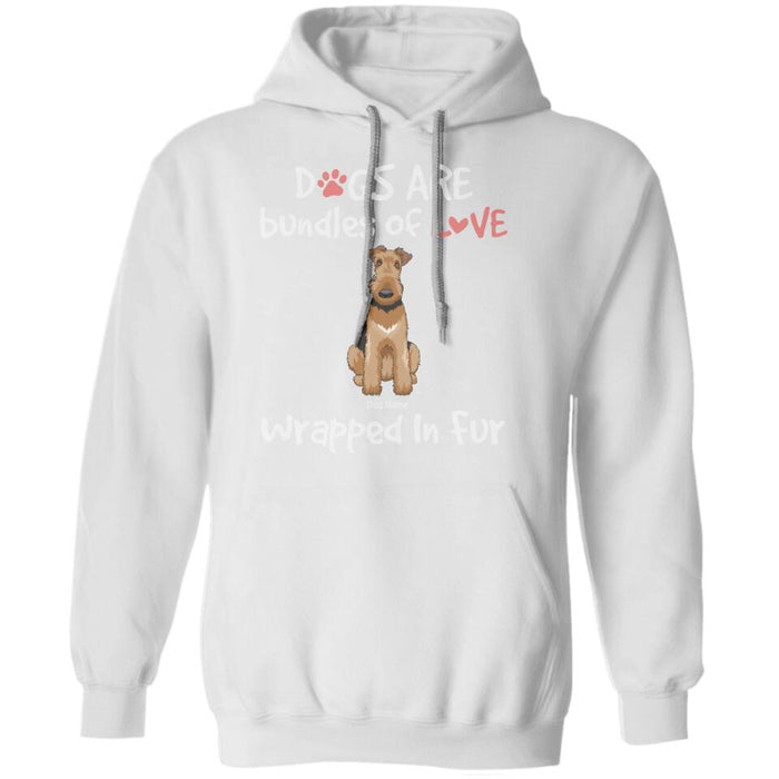 Dogs Are Bundles Of Love Wrapped In Fur Personalized T-shirt TS-NN1426