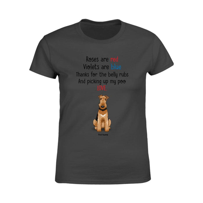 Funny Roses Are Red Personalized T-Shirt TS-PT1449
