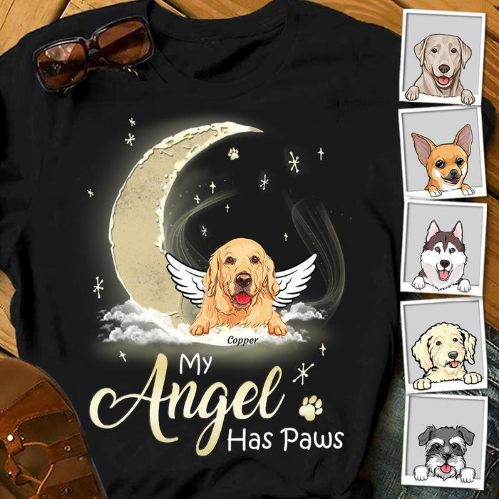 My Angels Have Paws Personalized T-shirt TS-NN1434