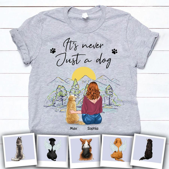Never Just Dogs Personalized T-Shirt TS-PT1474