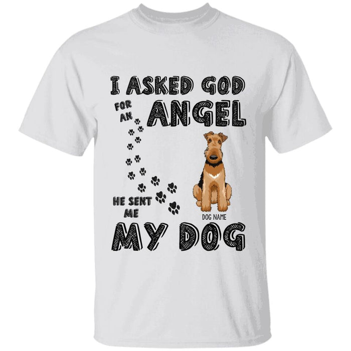 I Asked God For An Angel Personalized T-shirt TS-NN1468