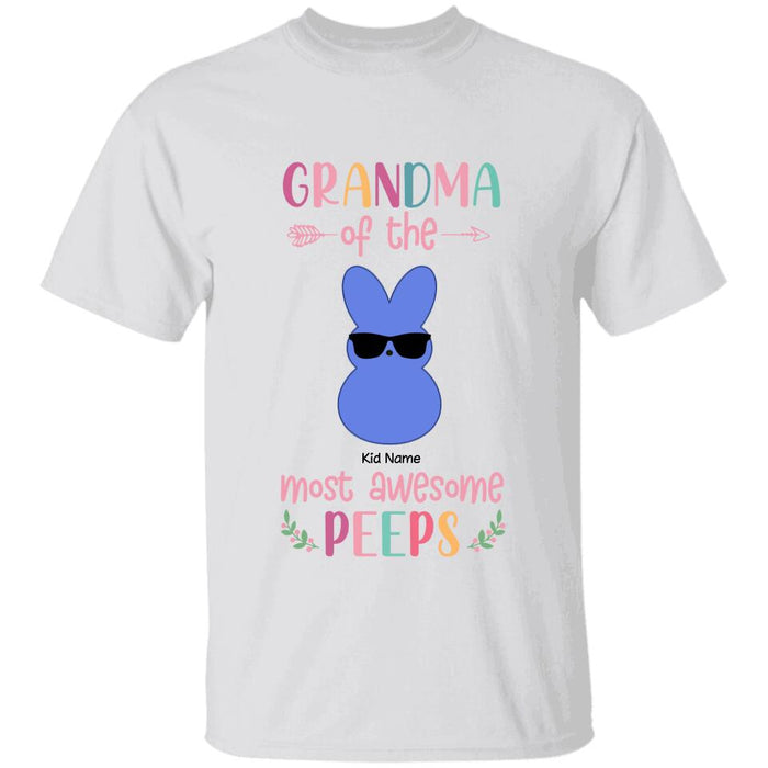 Grandma Of The Most Awesome Peeps Personalized T-Shirt TS-PT1487
