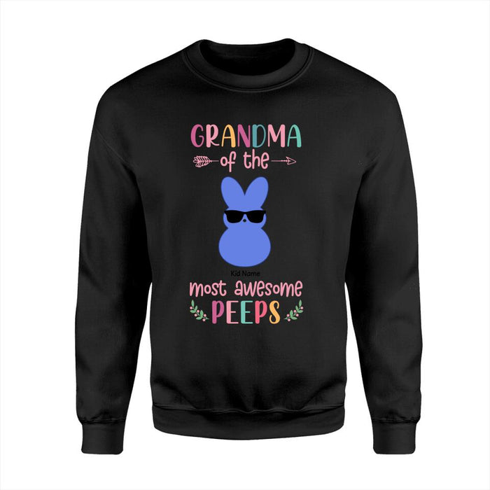Grandma Of The Most Awesome Peeps Personalized T-Shirt TS-PT1487