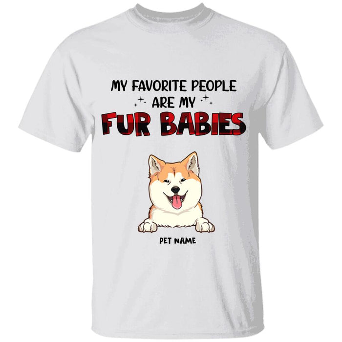 My Favorite People Are My Fur Babies Personalized T-shirt TS-NN1457