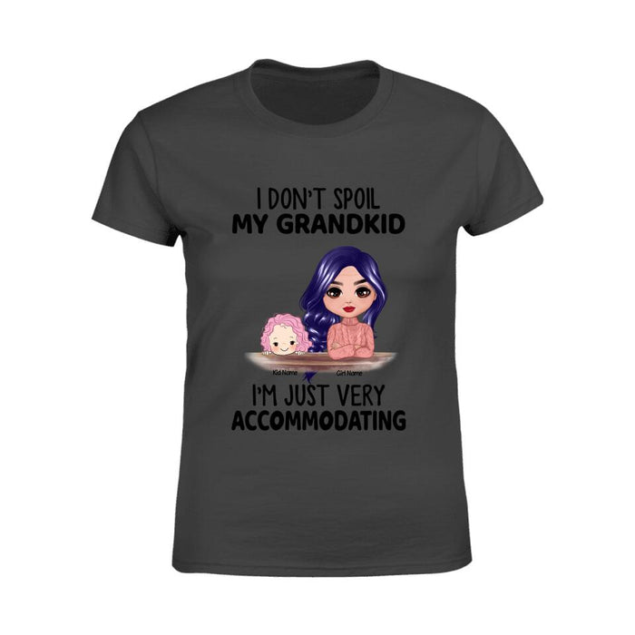 Grandma Don't Spoil Grandkids Personalized T-shirt TS-NB1503