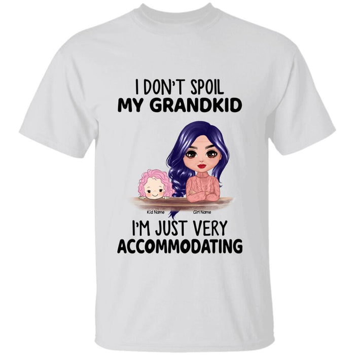 Grandma Don't Spoil Grandkids Personalized T-shirt TS-NB1503