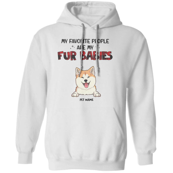 My Favorite People Are My Fur Babies Personalized T-shirt TS-NN1457