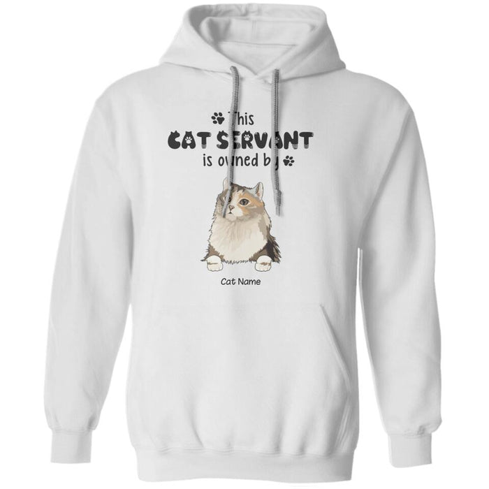 Funny Cat Servant Personalized T-Shirt TS-PT1525