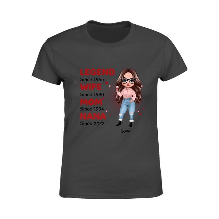 Legend Wife Mom Grandma  Personalized Shirt TS-NB1515