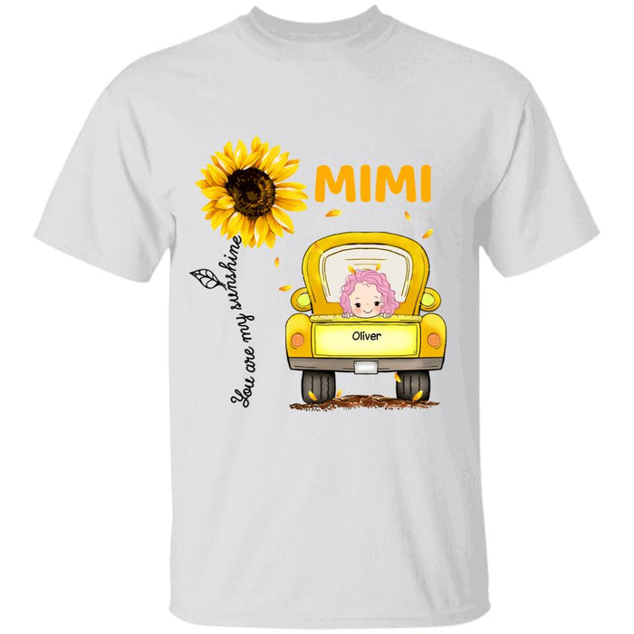 Sunflower You Are My Sunshine Personalized T-shirt TS-NB1527