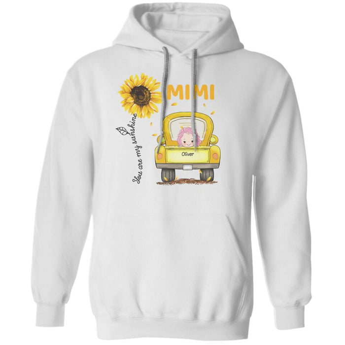 Sunflower You Are My Sunshine Personalized T-shirt TS-NB1527