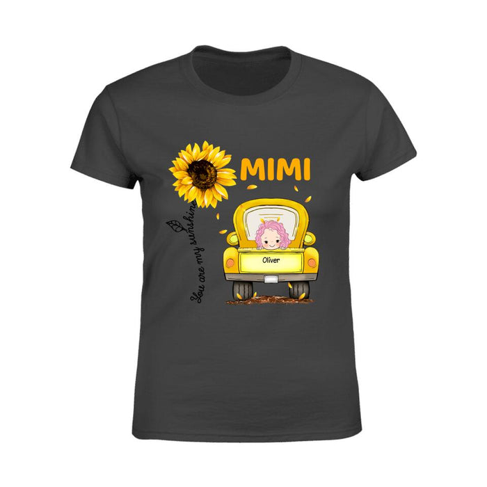 Sunflower You Are My Sunshine Personalized T-shirt TS-NB1527