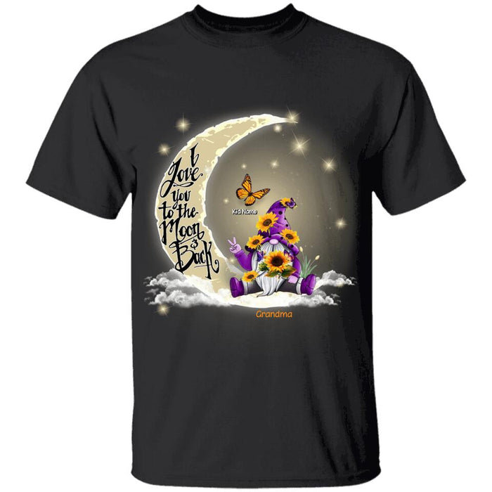 Love My Grandkids To The Moon And Back Personalized T-ShirtTS-PT1512