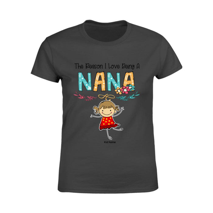 The Reason I Love Being A Grandma Personalized T-shirt TS-NB1534