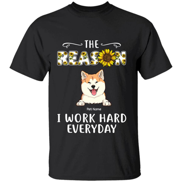 The Reasons I Work Hard Everyday Personalized T-shirt TS-NN1531