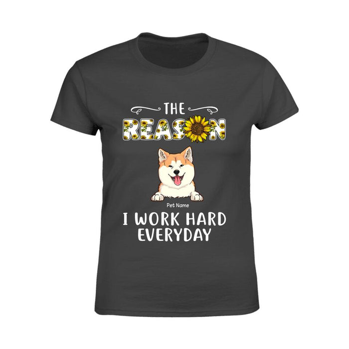 The Reasons I Work Hard Everyday Personalized T-shirt TS-NN1531