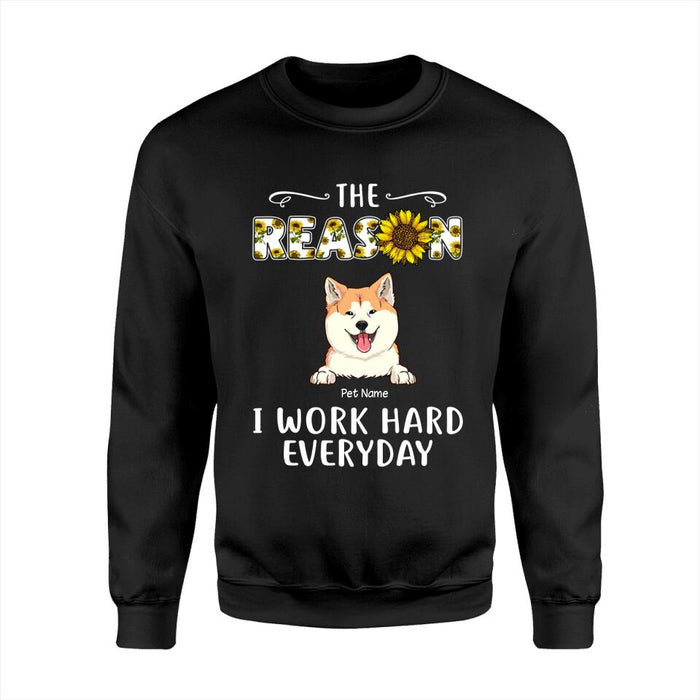 The Reasons I Work Hard Everyday Personalized T-shirt TS-NN1531