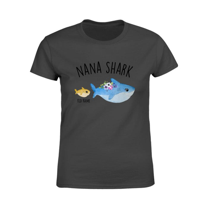 Funny Grandma Shark Personalized T-Shirt TS-PT1537