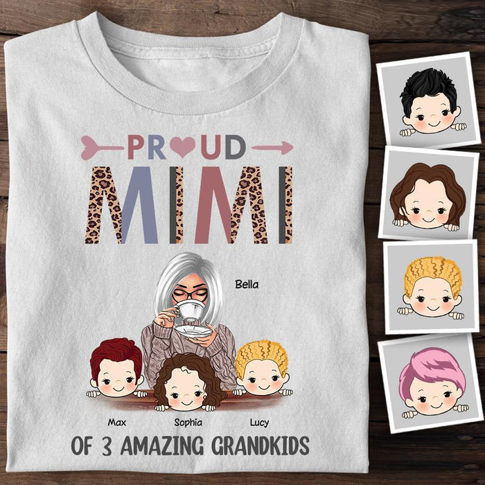 Proud Nana  Of An Amazing Grandkid Personalized T-shirt TS-NB1539