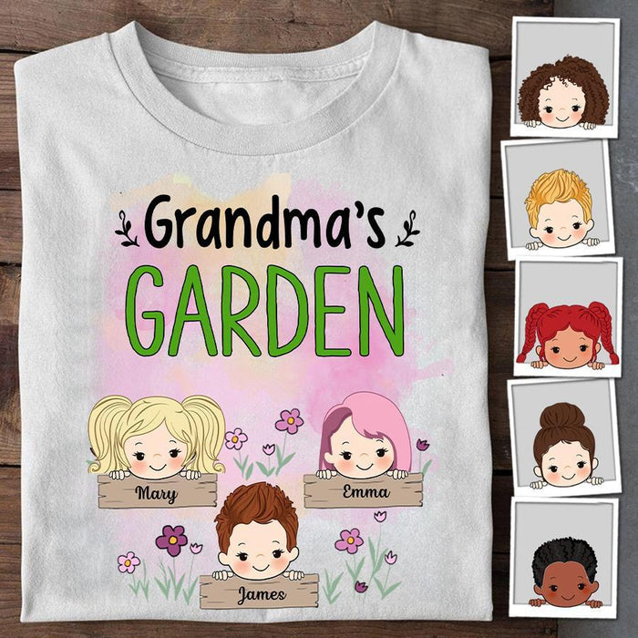 Grandma's Garden Personalized T-shirt TS-NN1544