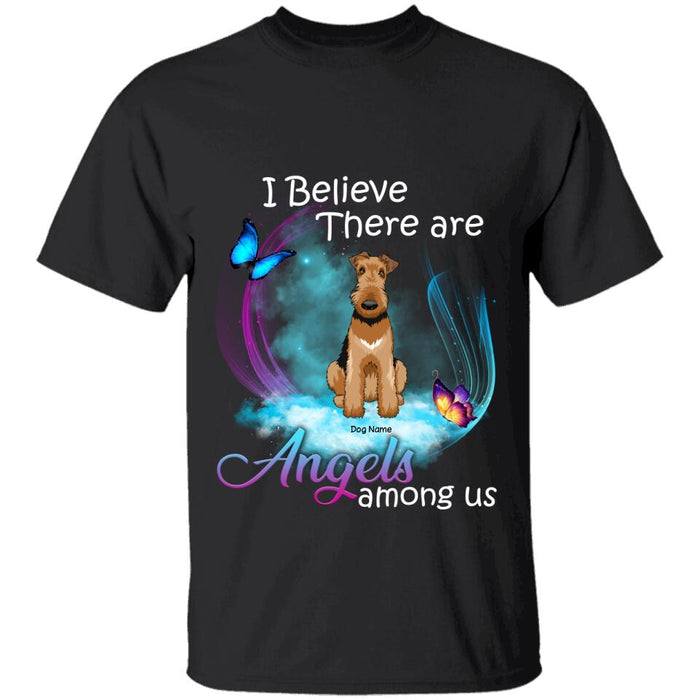 There Are Angels Among Us Personalized Dog T-Shirt TS-PT1559