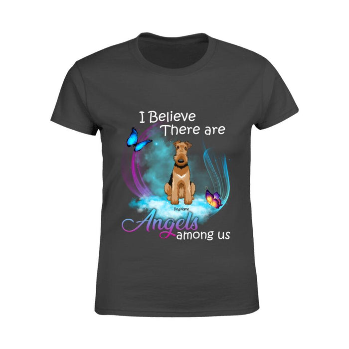 There Are Angels Among Us Personalized Dog T-Shirt TS-PT1559