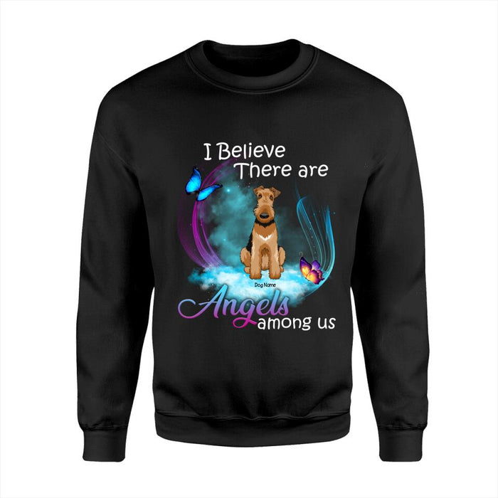 There Are Angels Among Us Personalized Dog T-Shirt TS-PT1559