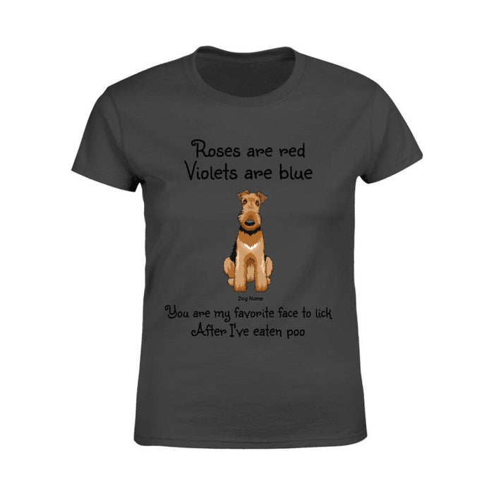 Funny Favorite Face To Lick Personalized T-Shirt TS-PT1558