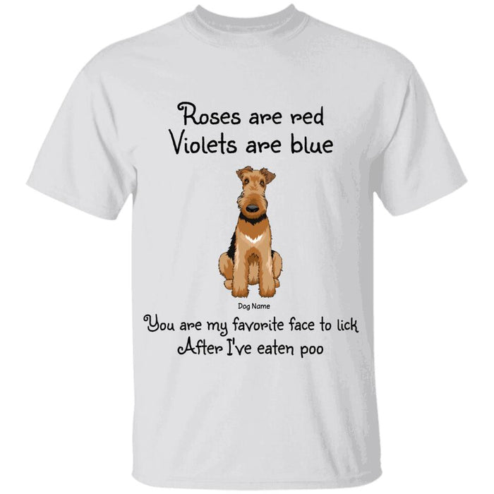 Funny Favorite Face To Lick Personalized T-Shirt TS-PT1558