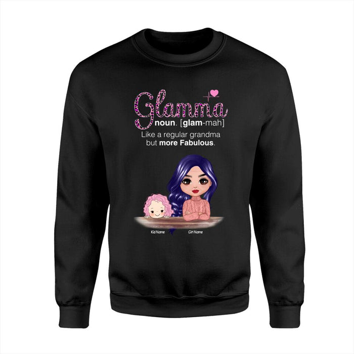 Glamma Like A Regular Grandma But More Fabulous Personalized T-shirt TS-NN1555