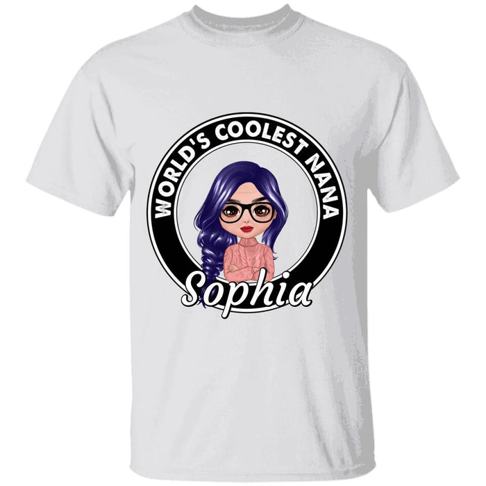 World's Coolest Grandma Personalized T-Shirt TS-PT1566